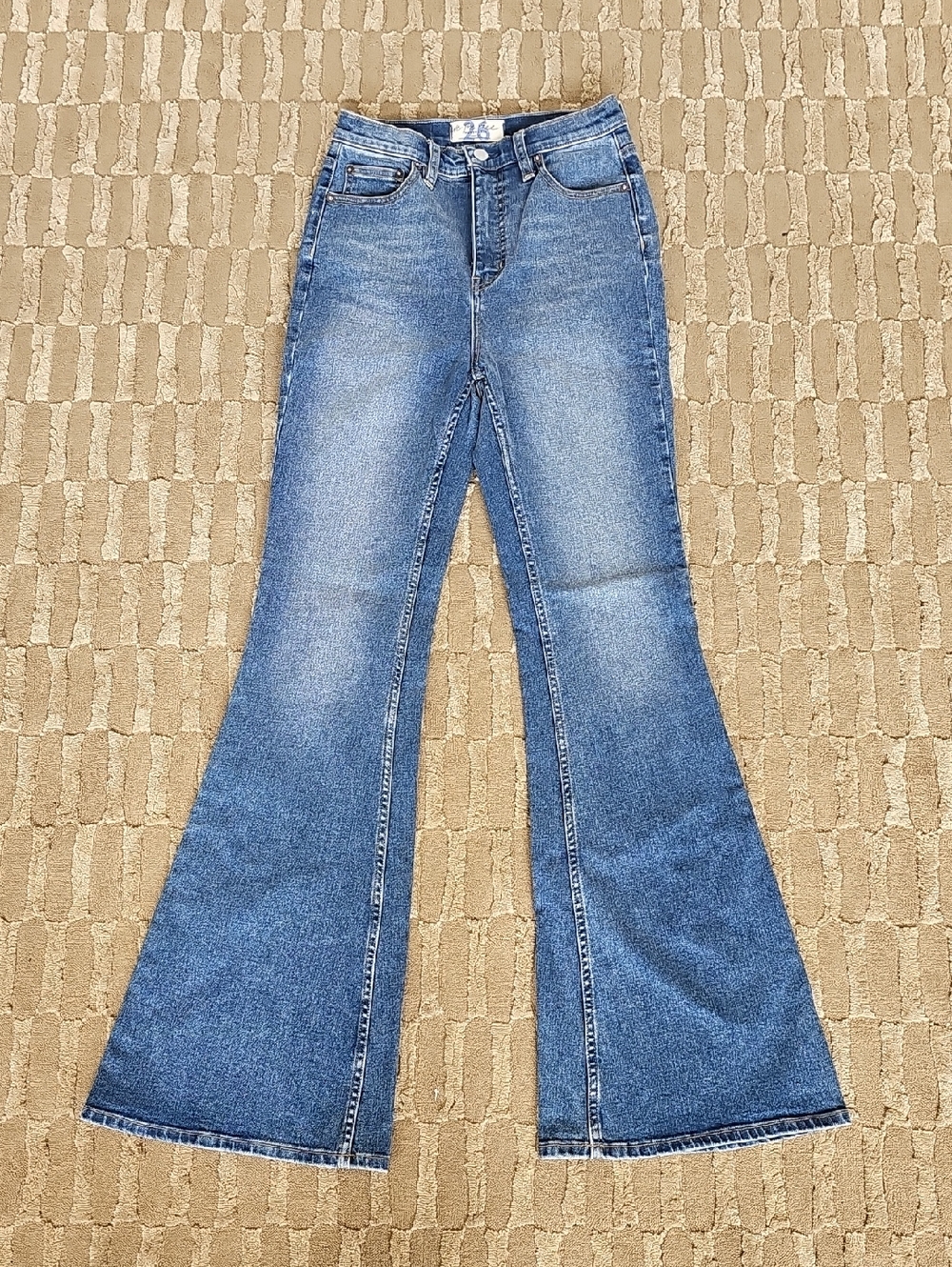 We The Free Medium Blue Flare Jeans